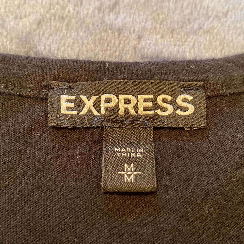 Express Black Eyelet Beaded Sequined Fringe Sleeveless Top - Picture 3 of 8
